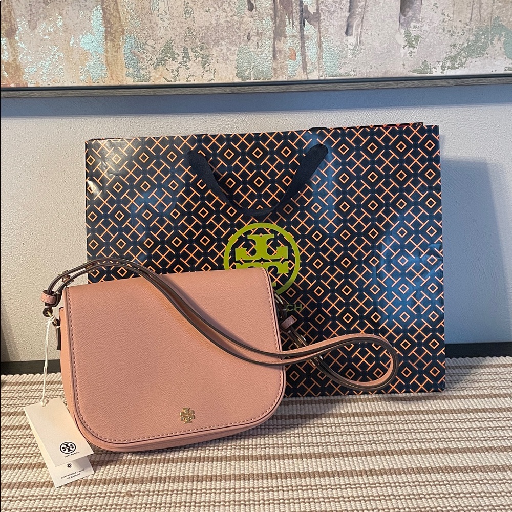 Tory Burch Emerson Women's Saffiano Leather Shoulder/Crossbody Bag